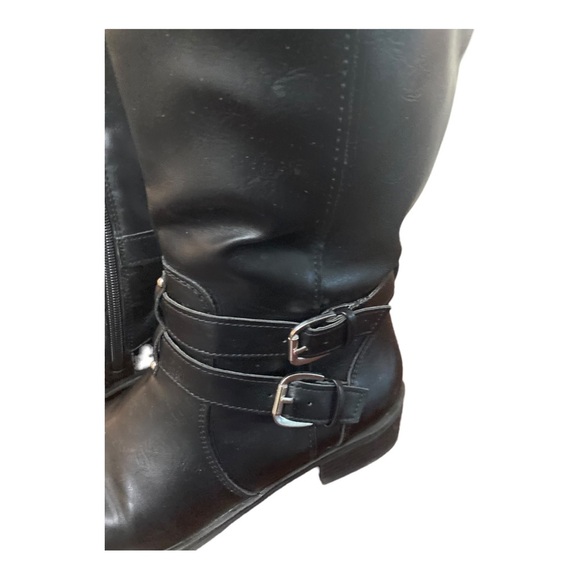 Black and Brown Size 7 Leather Boots - Picture 2 of 4